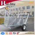 heavy duty galvanized tandem livestock trailer